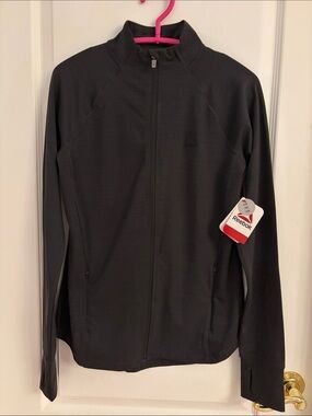 Reebok Women’s Black Lightweight Full-Zip Jacket
